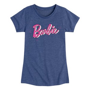 Girls' - Barbie - Sketch Original Fitted Short Sleeve Graphic T-Shirt - 1 of 3