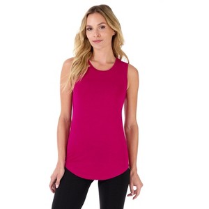Rekucci Women's Soft Jersey Knit Sleeveless Tank Top – Casual & Versatile Everyday Wear - 1 of 3