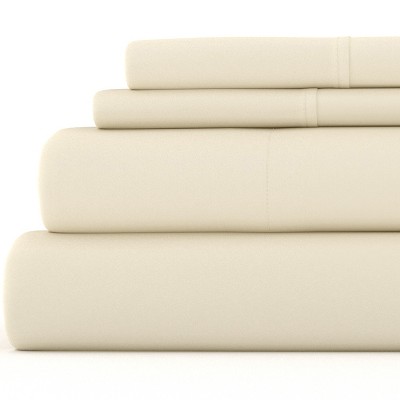 Image of 100% Cotton Flannel 4PC Sheet Set Super Soft - Becky Cameron, Ivory, California King