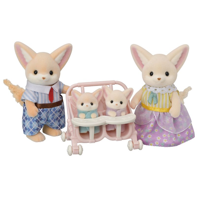 Calico Critters Fennec Fox Family, Set of 4 Collectible Doll Figures, 1 of 8