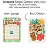 Big Dot of Happiness Tropical Luau - Bingo Cards and Markers - Hawaiian Beach Party Shaped Bingo Game - Set of 18 - 3 of 4