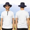 SUN Cube Sun Hat For Men, Women Wide Brim Safari Hat, Hiking Hat UV Sun Protection, Bucket Boonie Hat - 2 of 4