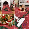 Snow Reindeer Christmas Area Rugs for Living Room Soft Washable Non Slip Rug Low Pile Rug for Home Decor Indoor - 4 of 4