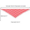 INSPIRE CHIC Lace Rose Floral Tassel Mesh Triangle Head Covering Mantilla Scarves 1Pc - 3 of 4