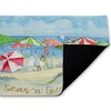 Stupell Industries Seas 'n' Greetings Beach Printed Outdoor Door Mat, design by Paul Brent, 18"x30" - 2 of 4