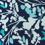 navy sprig floral
