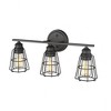 Millennium Lighting 3 - Light Vanity in  Matte Black - 4 of 4