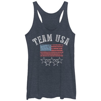 Women's Lost Gods Fourth Of July Go Team Usa Racerback Tank Top : Target