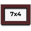 PosterPalooza | Photo Size Shadow Box 1.5" Depth Brown Picture Frame - UV Acrylic, Backing, Hanging Hardware - 2 of 4