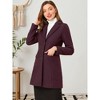 INSPIRE CHIC Women's Notched Lapel Single Breasted Outwear Fall coat - 3 of 4