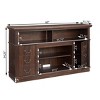 CAVINAS TV Stand for TVs up to 65 Inches,Farmhouse Entertainment Center with Open and Closed Storage Space,TV Stands for Living Room - 3 of 4