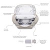 Luli Bebe Monaco Diaper Bag Backpack, Made from Luxury Materials with Stylish Exterior, Spacious Interior for all Baby Products - 2 of 4