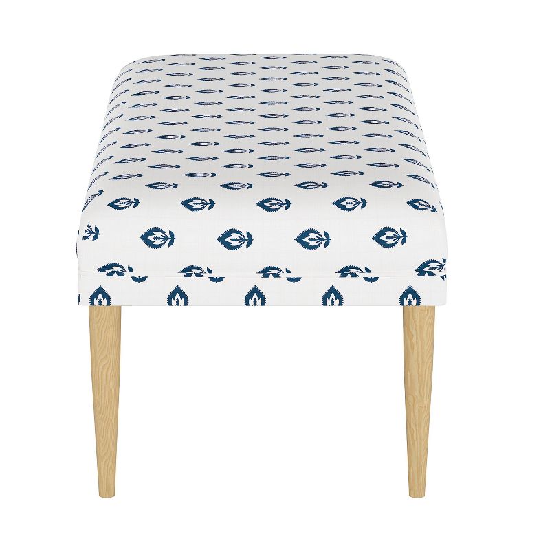 Skyline Furniture Fullerton Upholstered Bench in Patterns, 4 of 8