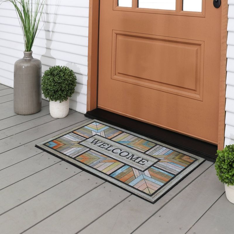 1&#39;6&#34;x2&#39;6&#34; &#39;Welcome&#39; Colorful Roots Doorscapes Mat - Mohawk, 4 of 5