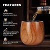 Akoasm Charcoal-Handcrafted Vintage Whiskey Cup-Wooden - 4 of 4