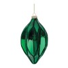 Green Textured Harlequin Glass Ornament (Set of 6) - 4 of 4