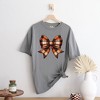 Simply Sage Market Women's Coquette Fall Plaid Short Sleeve Garment Dyed Tee - 3 of 4