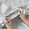 Sapphtopaz 4 PCS/6 PCS/7 PCS Comforter Set,Bed Set with 1 Flat Sheet,1/2 Fitted Sheet,2/4 Pillowcase,Luxury Satin Sheet Set Machine Washable - 4 of 4