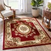 Well Woven Pastoral Medallion French European Floral Formal Traditional Modern Classic Thick Soft Area Rug - 2 of 4