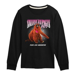Boys' - Sesame Street - Snuffleupagus Bootleg -Toddler and Youth Long Sleeve T-Shirt Long Sleeve Graphic T-Shirt - 1 of 3