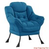 Office Large Comfy Lazy Chair for Living Room,Modern Leisure Armchair with Side Pocket,Accent Reading Sofa - 3 of 4