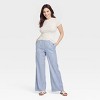 Women's Short Sleeve Ribbed T-Shirt - A New Day™ - 3 of 4