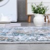 Vintage Hallway Runner Rug, Washable Soft Low-Pile Non-Slip Carpet for Bedroom, Living Room & Kitchen - 3 of 4