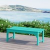 WestinTrends  Backless All-Weather Outdoor Bench for Patio Garden - 2 of 4