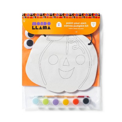 Paint-Your-Own Shaped Canvas Kit with Googly Eyes - Mondo Llama™