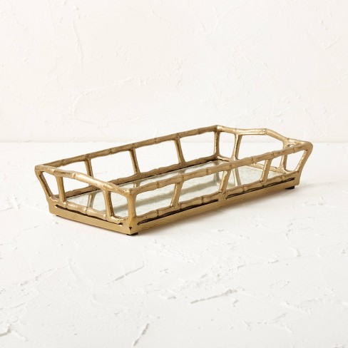 Mirrored Vintage Glass Tray - Opalhouse™ designed with Jungalow™ - image 1 of 4