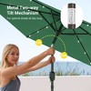 Sonkuki 7.5 ft Outdoor LED Solar Lighted Patio Market Umbrella w/ Push Button Tilt - 3 of 4