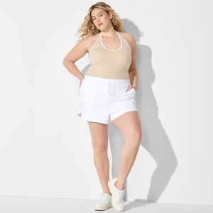 Women's Mid-Rise French Terry Pull-On Shorts - Wild Fable™ - 1 of 3