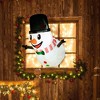 QingMoon Christmas Snowman Inflatable Decoration, Blow-Up Hanging Outdoor Indoor Display, Weather-Resistant for Lawn, Garden and Holiday - 2 of 4