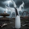 TopComfy Decorative Holiday Scene Props Halloween Inflatables Outdoor Decorations Life Size Ghost Creepy Creepy Eyes for Holiday, White, 72"*51"*12" - 2 of 4