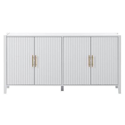 NicBex Accent Storage Cabinet with Metal Handles for Living Room,Kitchen,Office,Hallway