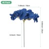 Unique Bargains Plastic Durable Realistic Reusable Silk Hydrangea Flowers with Stems for Home Decor/Wedding 9.84 In - 3 of 4