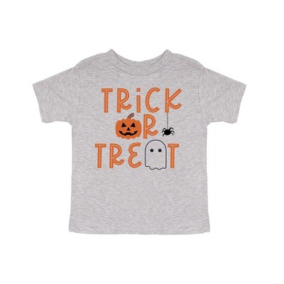 The Juniper Shop Trick Or Treat Spider Kids Short Sleeve Tee