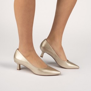 Journee Women's Pammie Medium and Wide Width Pumps - 1 of 4