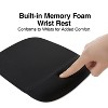 Staples Foam Mouse Pad/Wrist Rest Combo Black (ST61798) - 2 of 4