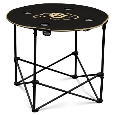 NCAA Colorado Buffaloes Round Portable Dining Table