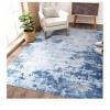 Gray-2*6 feet  Modern Abstract Living Room Rug Machine Washable Soft Carpet Non Slip Non Shedding Ultra Thin Pet Friendly Soft Indoor Foldable Floor - 3 of 4