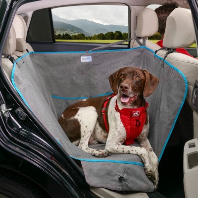 Heather Gray Half Hammock Dog Car Seat Cover