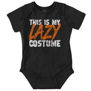 This Is My Lazy Halloween Costume Baby Romper Boys or Girls Brisco Brands - 1 of 4
