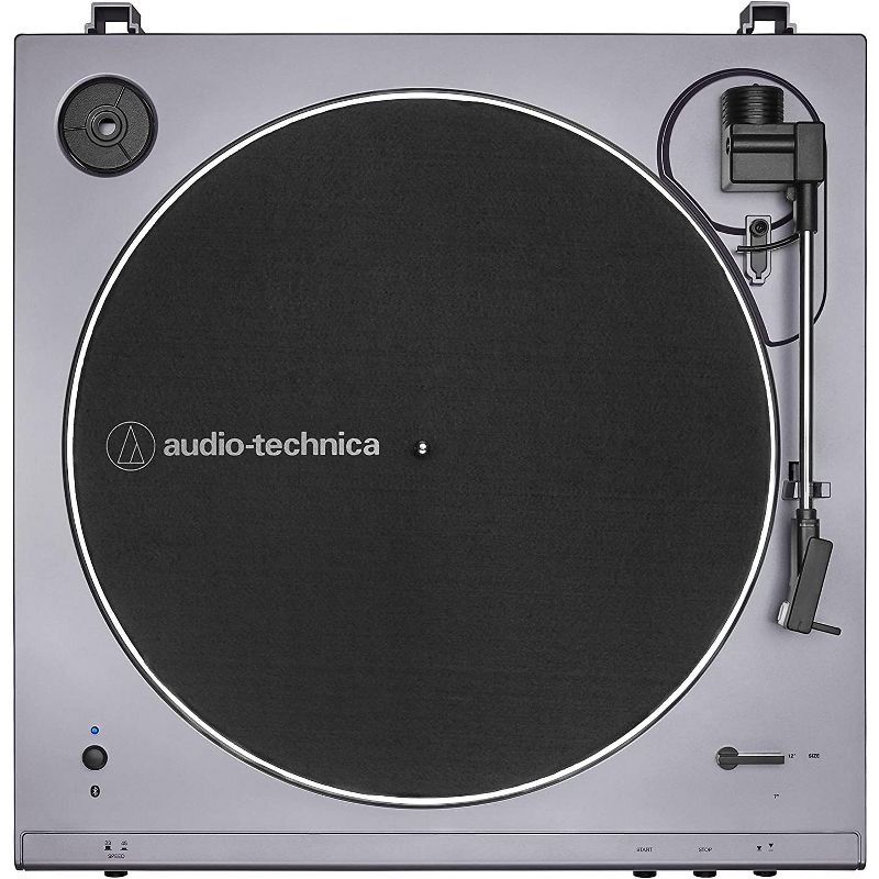 Audio-Technica AT-LP60XBT Fully Automatic Bluetooth Belt-Drive Stereo Turntable, Lilac (Limited Edition), 3 of 4