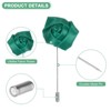 Unique Bargains Wedding Rose Men Suit Boutonnieres Lapel Pin 12 Pcs - 2 of 4