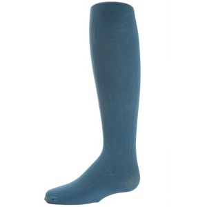 Memoi Girls' Soft Pima Cotton Opaque Tights - 1 of 4