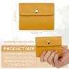 Unique Bargains Leather Slim ID Card Business Card Holder Wallets with 24 Slots 4" x 3" - 2 of 4