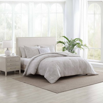 Tommy Bahama 8pc Queen Art of Palms Bedding Set Light Gray — фото 4