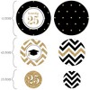 Big Dot of Happiness 2025 Gold Graduation Party Giant Circle Confetti - Party Decorations - Large Confetti 27 Count - image 2 of 4