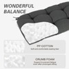 Aoodor Outdoor Polyester Tufted Bench Cushion, Water-resistant & Fade-Resistant, Cushion for Window, Love Seat, Rattan Bench, Piano Bench - 4 of 4